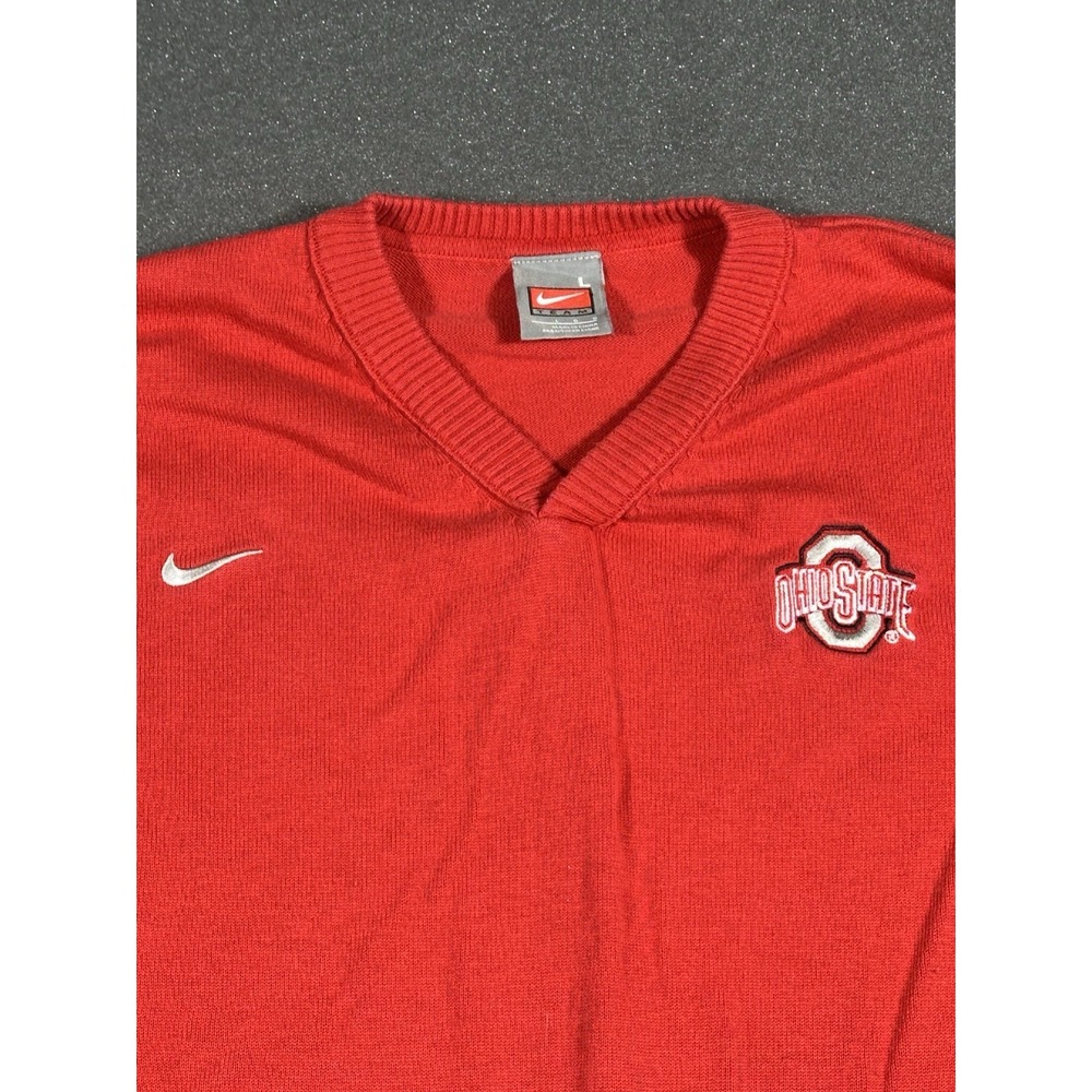 Nike Ohio State Buckeyes Red Sweater Vest Large